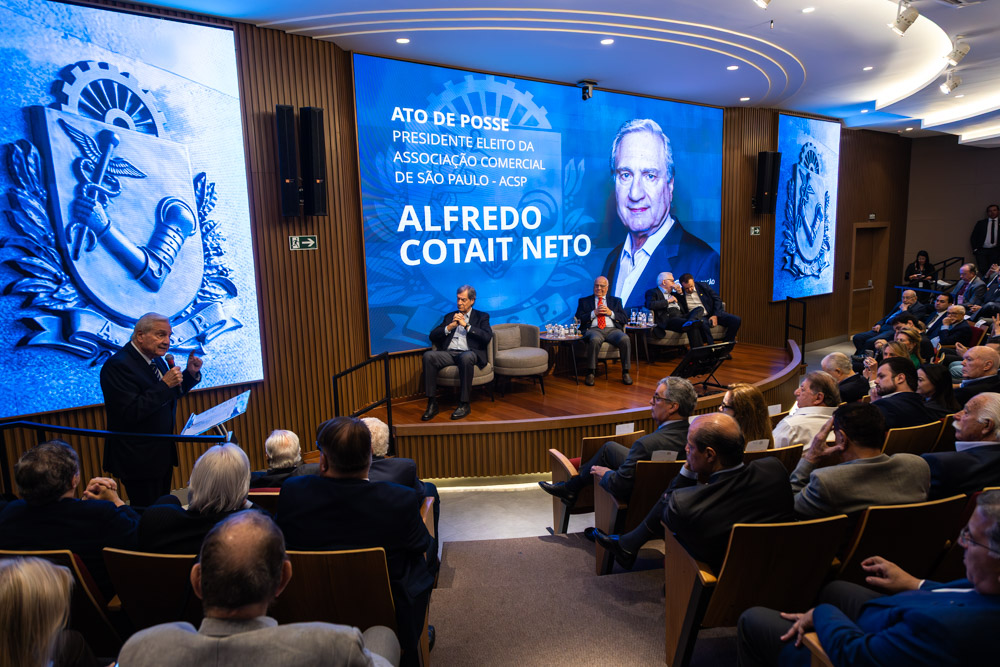 Alfredo Cotait Neto assume presidência da ACSP para integrar o associativismo empresarial